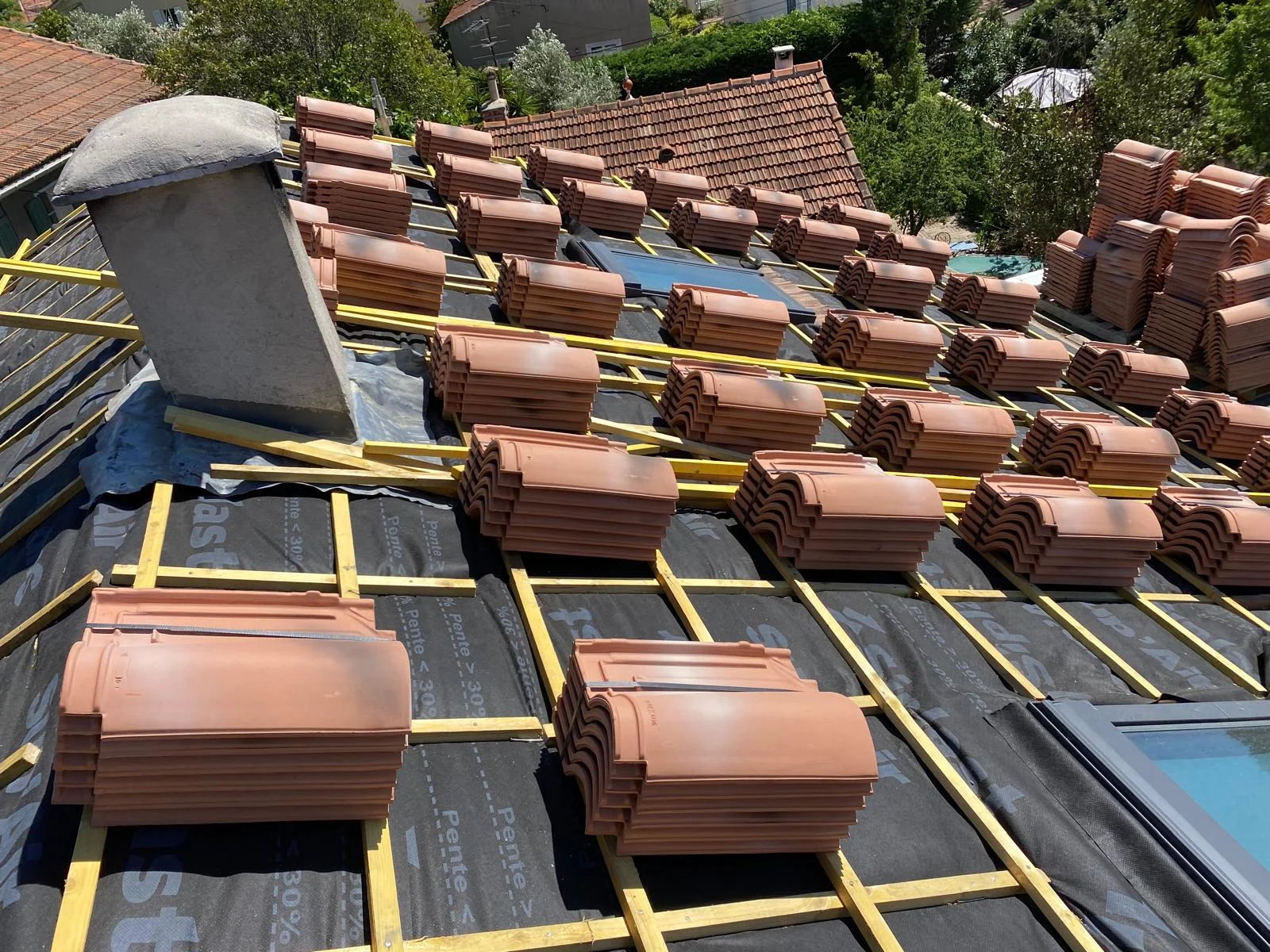 Toiture & couverture — vue du chantier 4