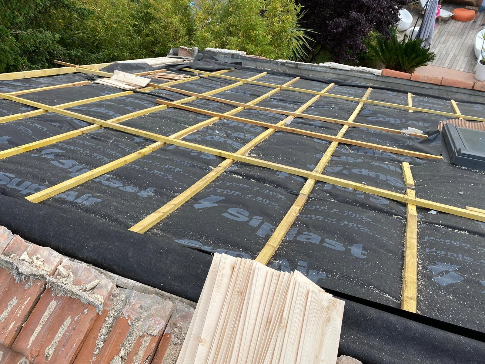 Préparation d’un chantier de toiture & couverture